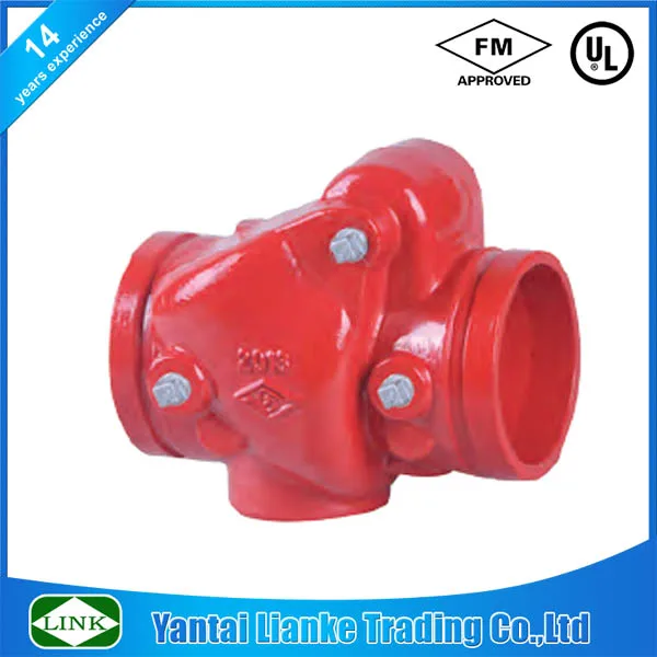 grooved check valve