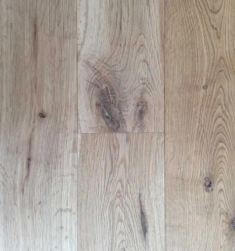 UV Oiled Handscraped Dark Oak Hardwood Floors