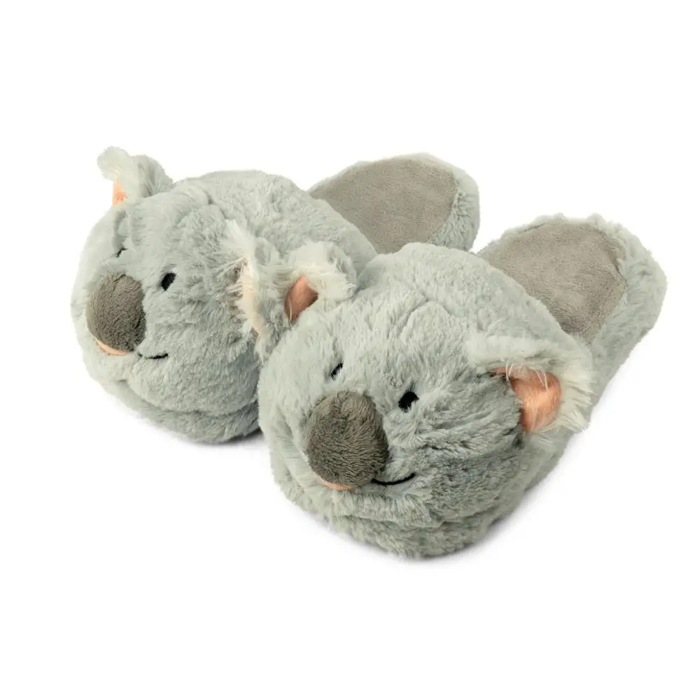 Cute Warm Plush Animal Indoor Kids Shoes Koala Slippers - Buy Koala ...