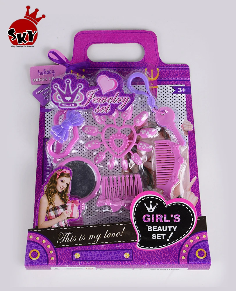 *hot Pink Deluxe Pretend Makeup Play Kit For Kids Toddlers Cosmetic Make Up Set Beauty Set Girls