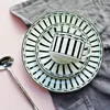 Elegant Design Ceramic Tableware With Stripe Set of 4 Bone China Dinnerware Sets Breakfast Sets