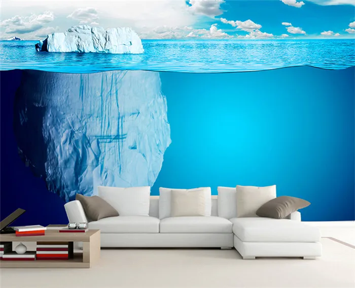 Kreative Eisberg Meerblick Tapete 3d Kinder Schone Blue Ocean Scenery Wallpaper Wandbild Buy Eisberg Meerblick Tapete Blauen Ozean Landschaft Tapeten Meerblick Tapete 3d Product On Alibaba Com