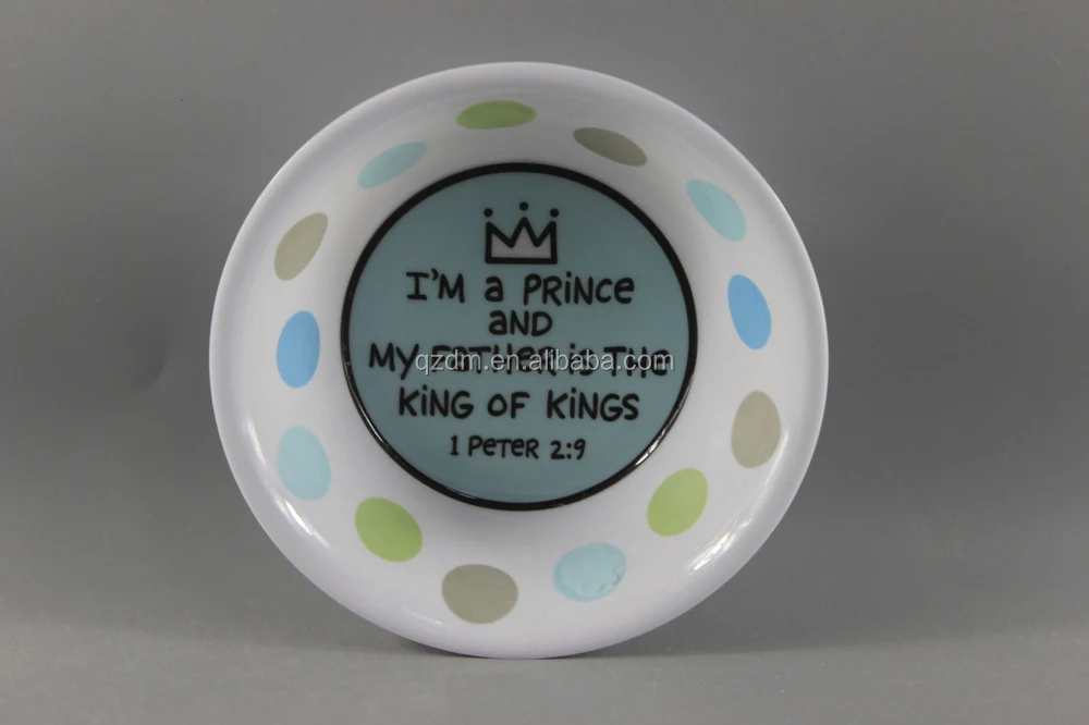 Round Melamine Dinner Bowl For Child