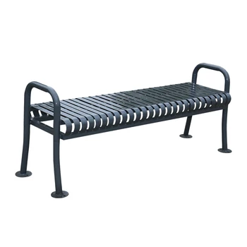 2018 Antique Backless Cast Iron Park Bench Metal Bench For