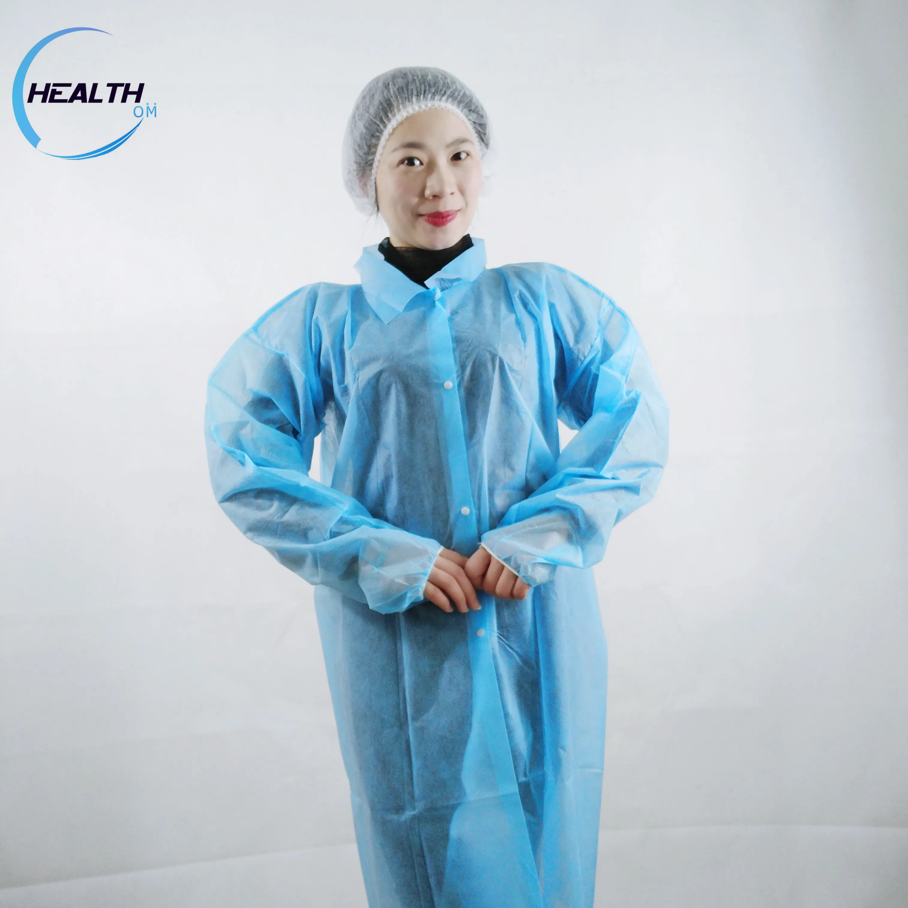 Medical Pp Disposable Lab Coat With High Quality Supplier Fpr And