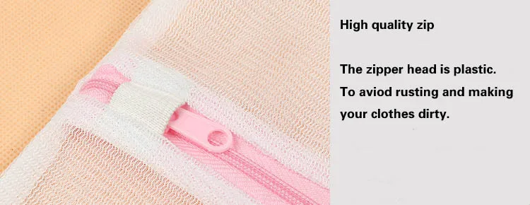 Fashion style zip lock cheap hotel waterproof mesh laundry bags for socks