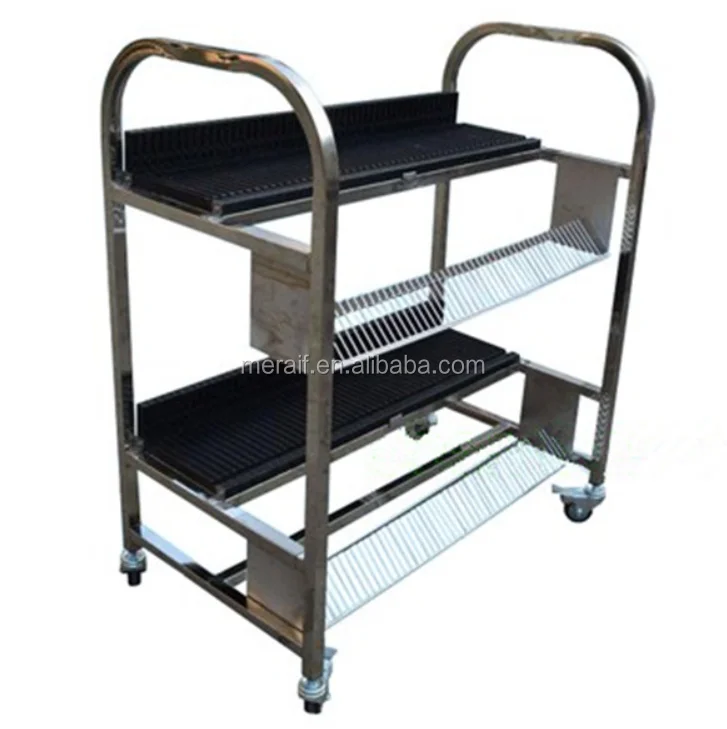 Factory wholesale ESD PCB STORAGE TROLLEY SMT PCB Circulation ESD Trolley