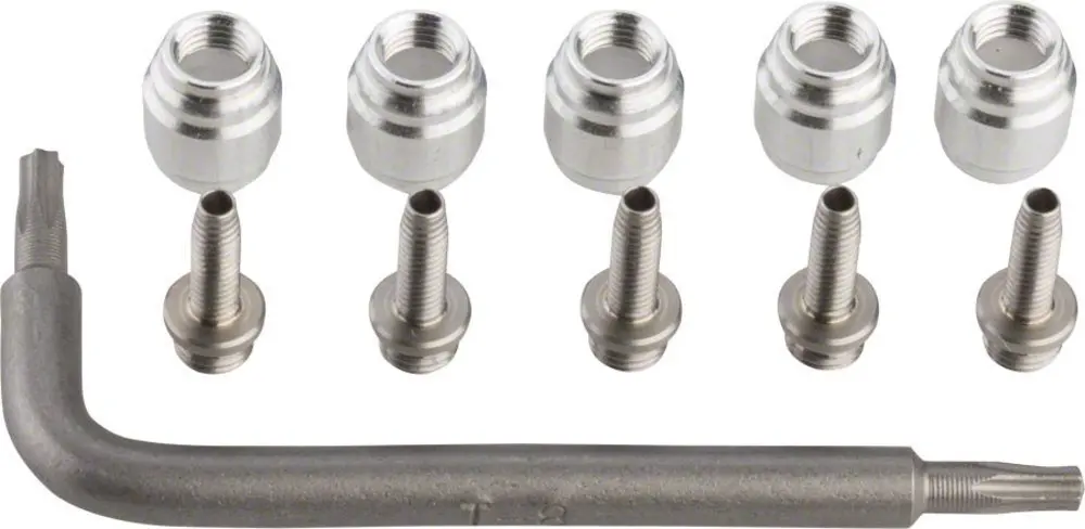 SRAM Stealthamajig Hydraulic Disc Brake Hose Kit 5 Hose Barbs 5 Fittings 1 Torx