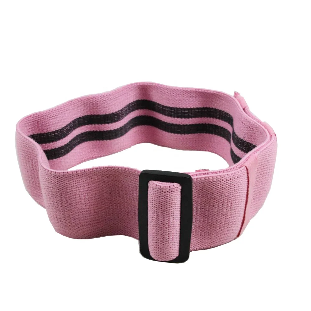 Durable Colourful Elastic Fabric Hip Resistance Band For Women Exercise