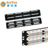 Computer monitors RJ45 cat6 24p utp patch panel