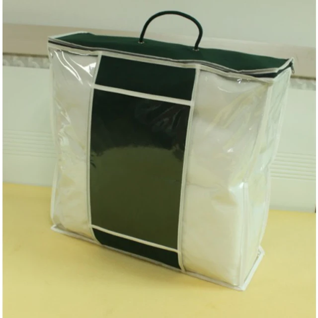 Clear Pvc Plastic Zipper Bag Quilt Pillow Blanket Bedding Packaging ...