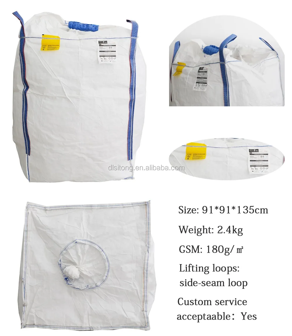 Custom jumbo bags 3 ton big packing size 2 ton bulk bag pp 1 ton plastic bag  - AliExpress