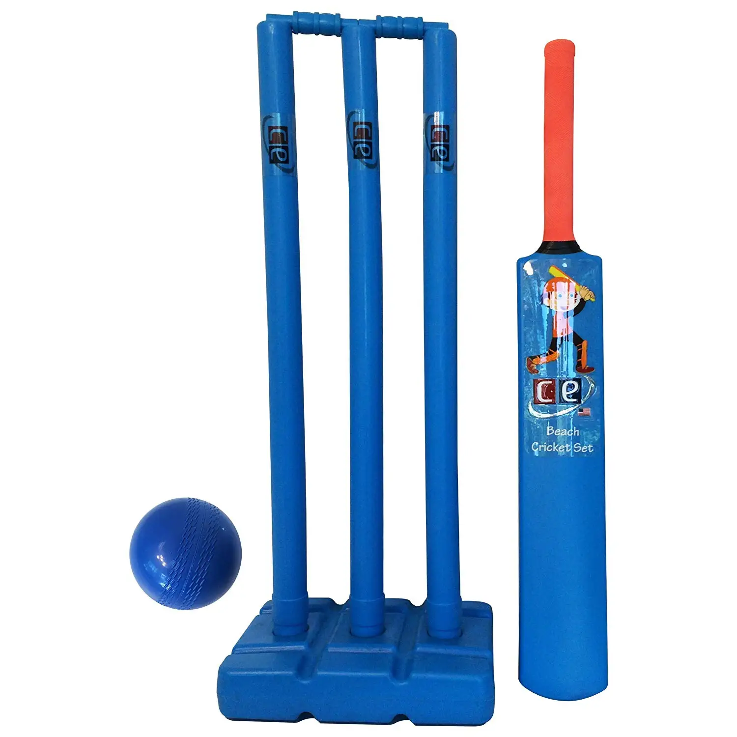 beach cricket set target