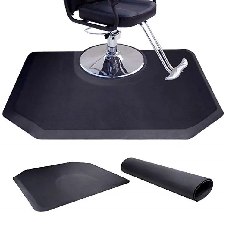 Barber And Beauty Salon High Quality And Durable Rectanglestylist Floor Mat Barber Chair Semi