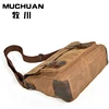 Leisure leather crossbody bags multifunction canvas photography camera bag