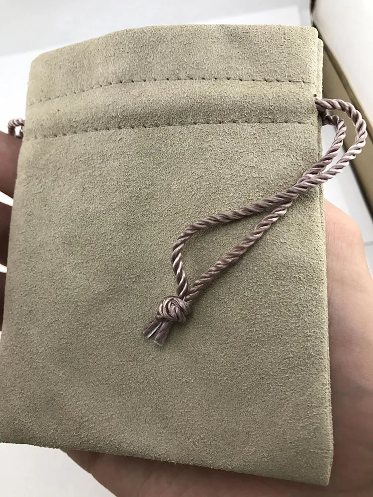 Top Grade Luxurious Custom Suede Jewelry Pouch With Drawstring Buy