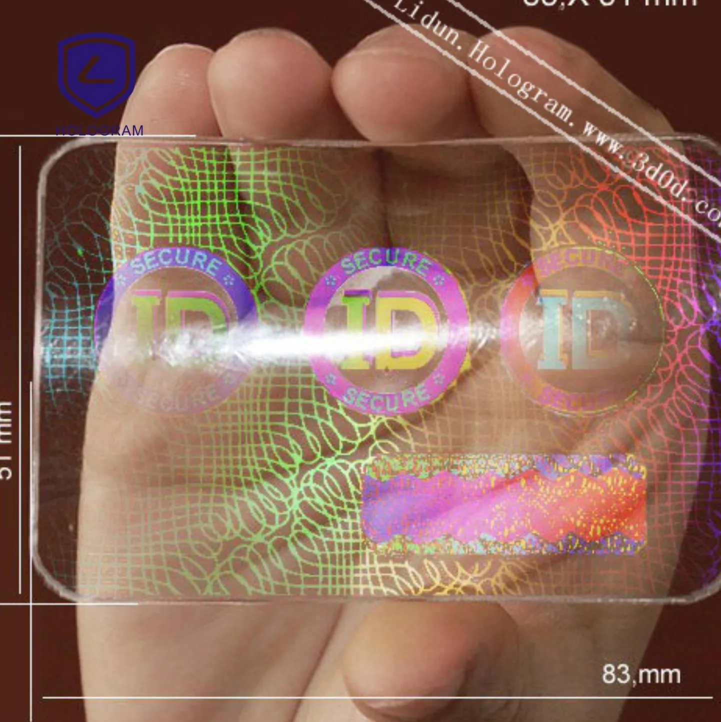 Free design Lidun PVC overlay ID Card