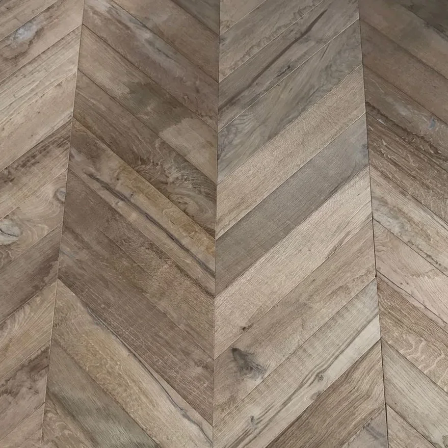 chevron plank oiled engineered hardwood oak flooring