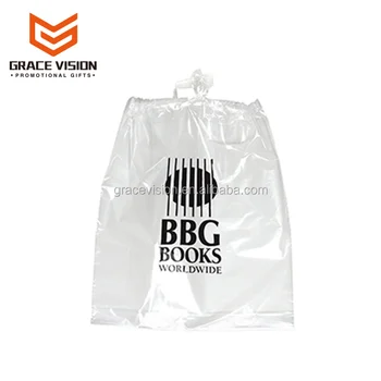 Biodegradable Plastic Drawstring Bag Custom Clear Ping With Printing Biodegradable Plastic Drawstring Bag Custom Clear Ping With Printing