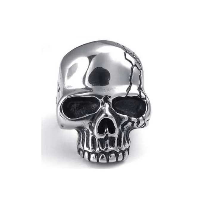 biker skull rings