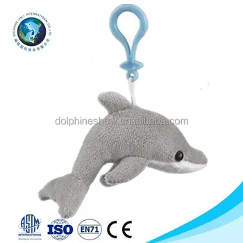 dolphin keychain plush