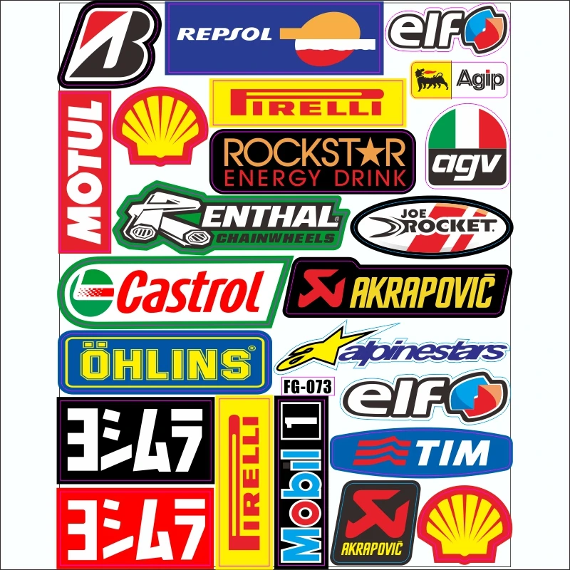 New Motorcycle Racing Graphics Decals Motorcycle Motocross Dirt ...