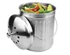 Compost bin with charcoal filte stainless steel