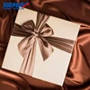 YAMA factory customized party wedding festival grosgrain/satin gift box adjustable luxury ribbon bows
