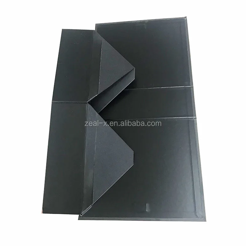 Wholesale logo custom birthday gift packaging plain black sweet box