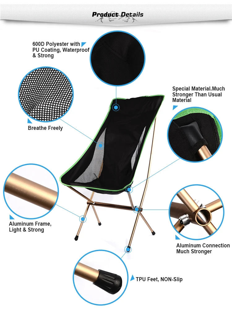 boy printing folding camping chair