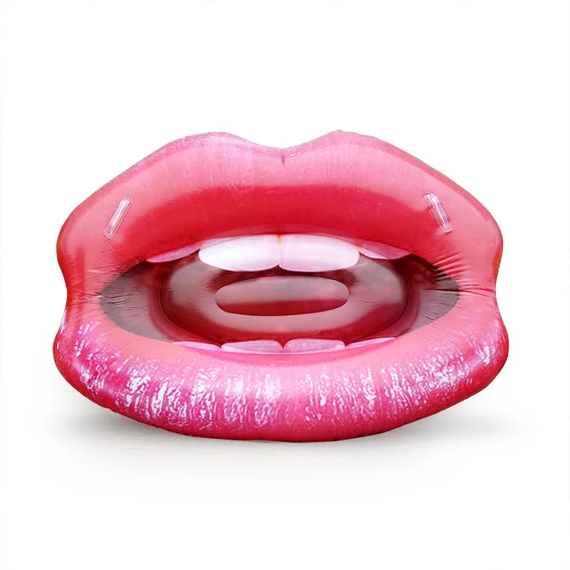 Wholesale Inflatable Pool Float Red Lips Pool Floats Large Pool Bed