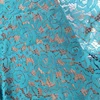 Online sell popular african lace fabrics sky blue stretch in lace party for young people