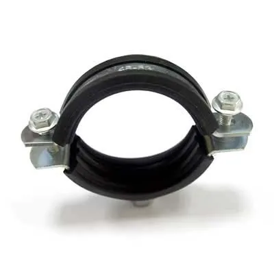 
stainless steel Chinese supplier single ring pipe clamp types with rubber price 