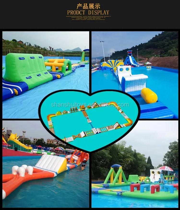 Customized Adults Floating Inflatable Sea Water Park Outdoor Sports