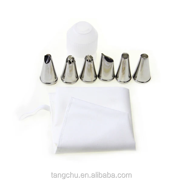 8pcs Big Russian Nozzles Piping Tips High Quality Hot Selling Stainless
