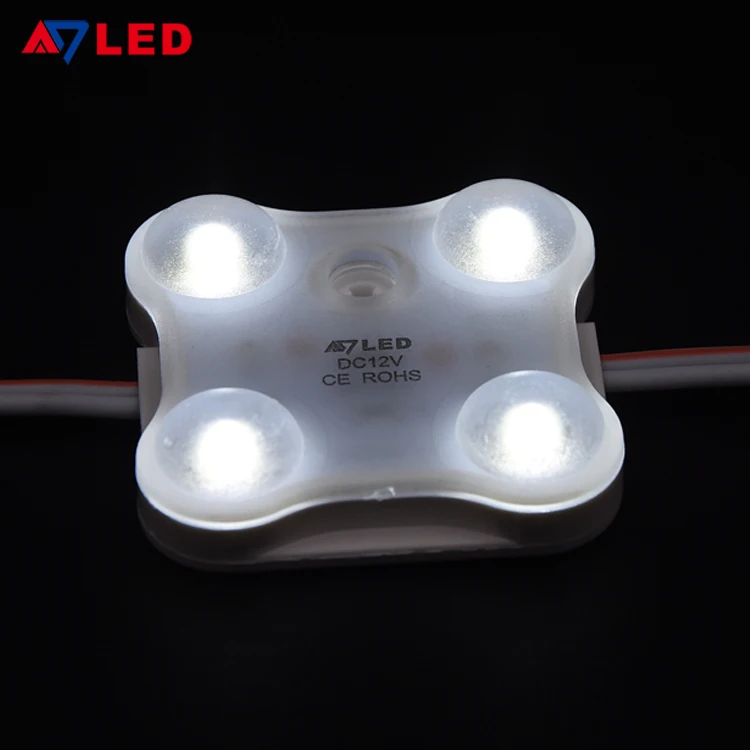 4 leds square 1.8W samsung 2835 led module korea for led glow sign boards