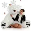 Giant Stuffed Polar Bear /Large Polar Bear Teddy/Giant Stuffed Polar Bear for Sale