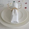 Laser cut wood Christmas reindeer antler napkin ring