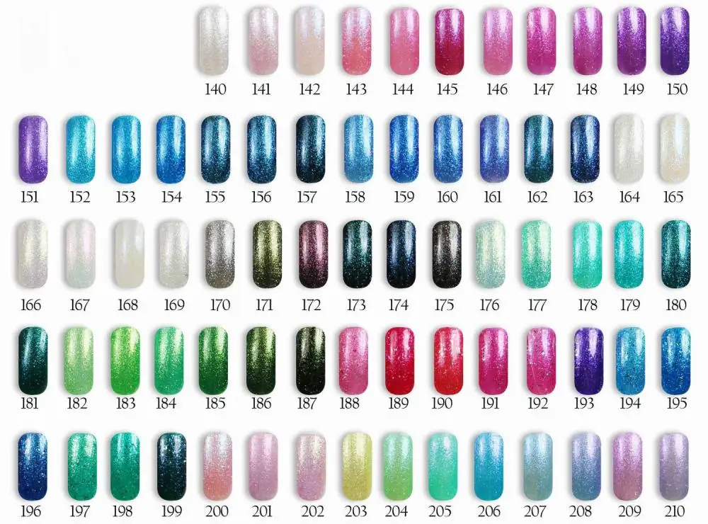 6pcs Florales Diamond glitter UV Gel Nail polish 15ml 120 colors for choice