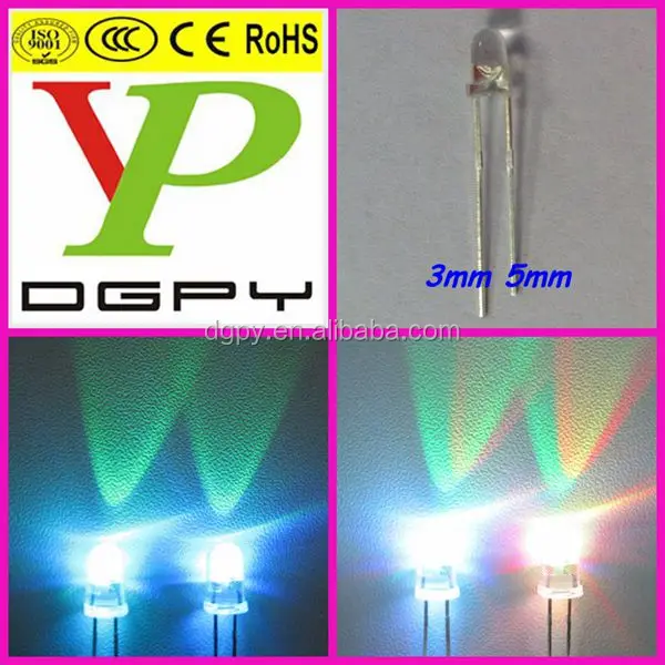 5mm Rgb Multicolor Self Flashing Led With Diffuser Lens Buy 5mm Led