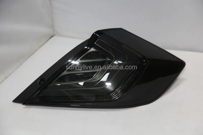 For HONDA Civic 10 gernareation LED Tail Light Year Smoke Black