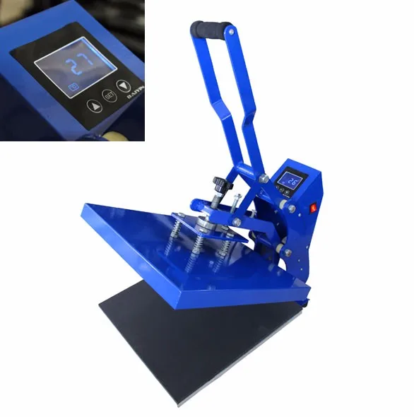 Colorking Lowest Price Most Cost- Efficient LCD digital manual T-shirt logo Transfer plate Heat Press Machine CK380