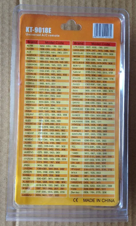 High Quality Universal Air Condition Control Remote