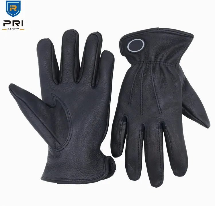 Pri 100 Ab Grade Golden Yellow Leather Mechanic Forklift Truck Heavy