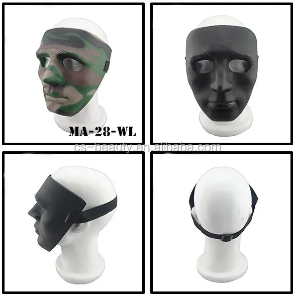 Cheap Plastic Human Face Wargame Cosplay Halloween Party Masks