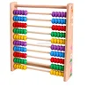 YZ060 Wooden Abacus Classic Math Educational Counting Toys with Color Beads With Kids Toy Abacus