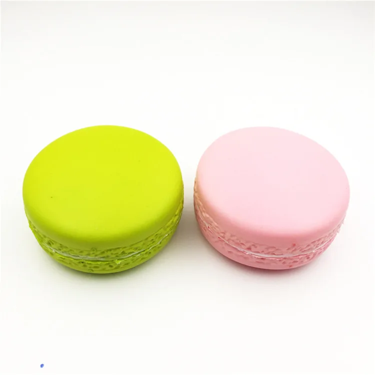 China Factory Supplier High Quality Soft Slow Rising Mini Cake Macaron Keychain Kids Squishy Toys With Good Smell