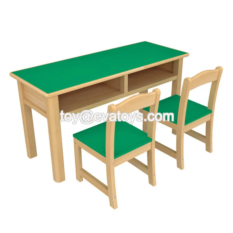 Wholesale High Quality Primary School Wooden Kids Table Chairs For