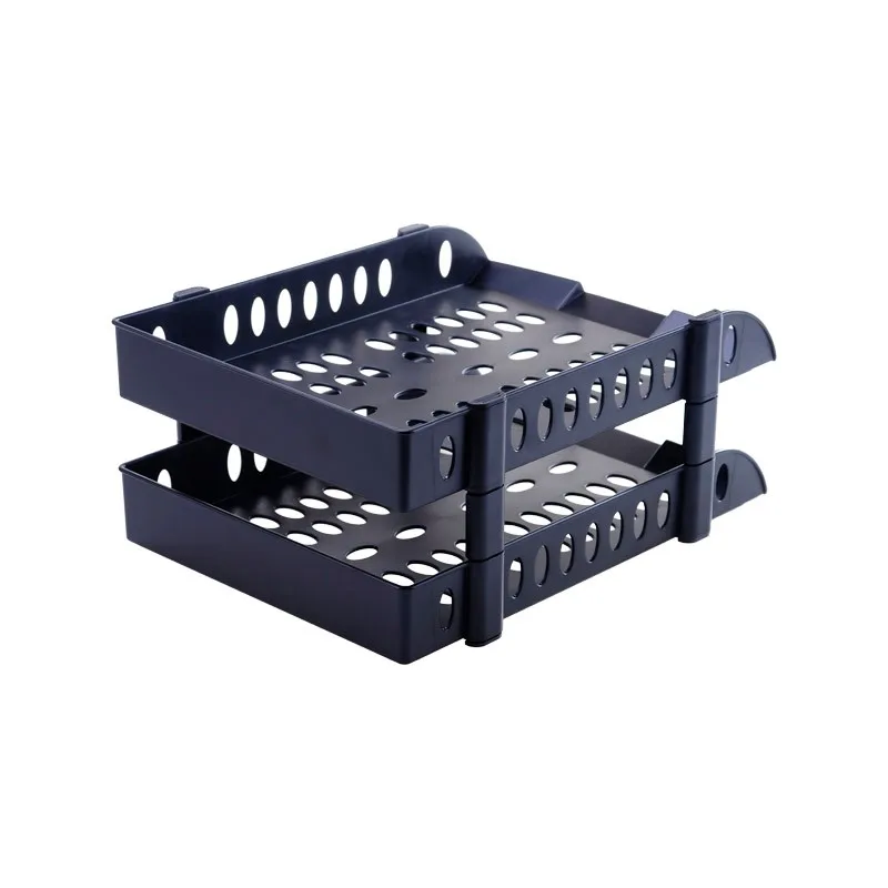 Us3022 Office Plastic Stacking File Tray Two Layers Buy File Tray