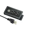 Office US dual power outlets with USB&CAP power strip with usb ports